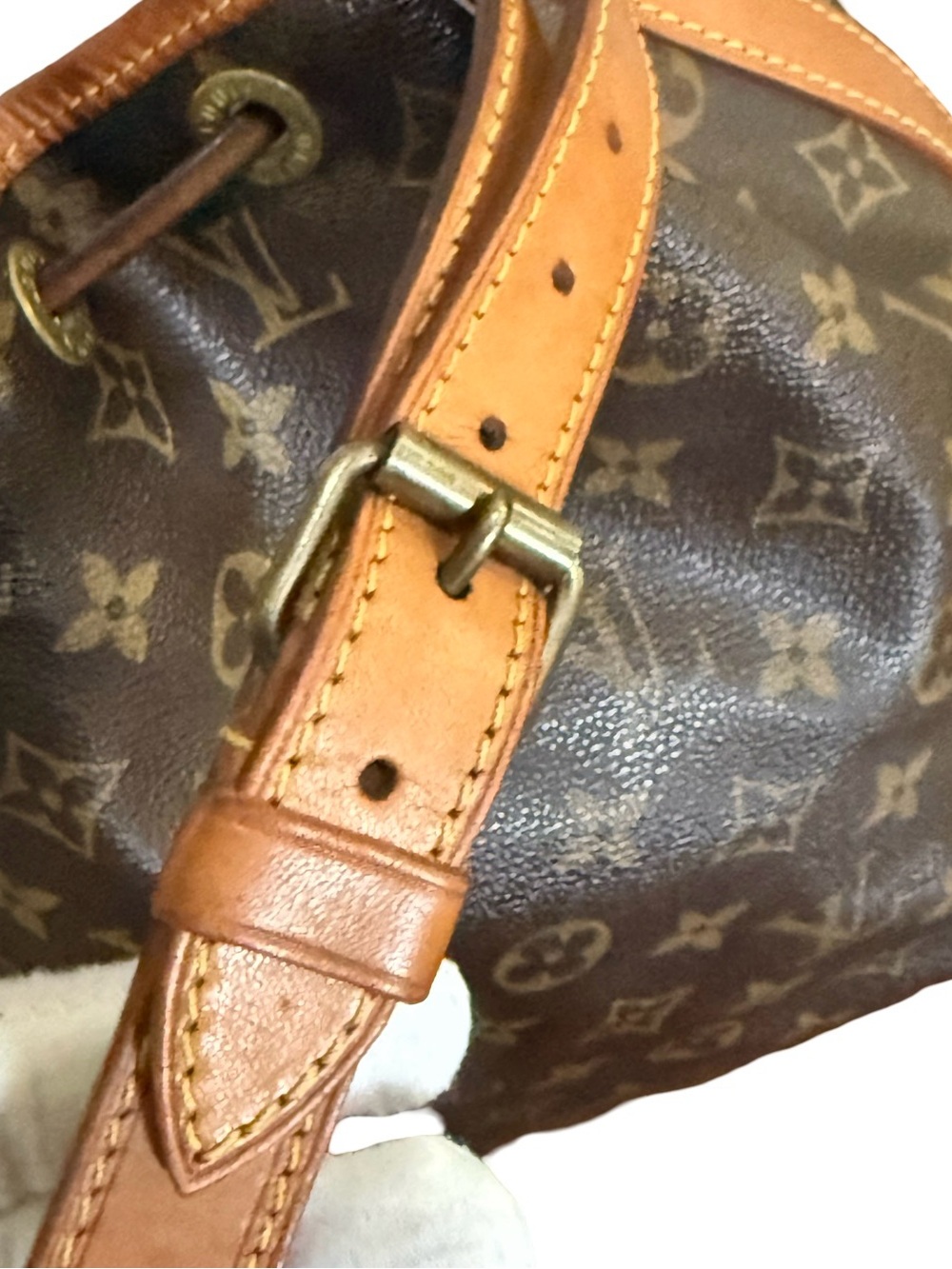 Authenticated Louis Vuitton Vintage Petite Noe Monogram Bucket Bag! EUC! COA! - Picture 10 of 16
